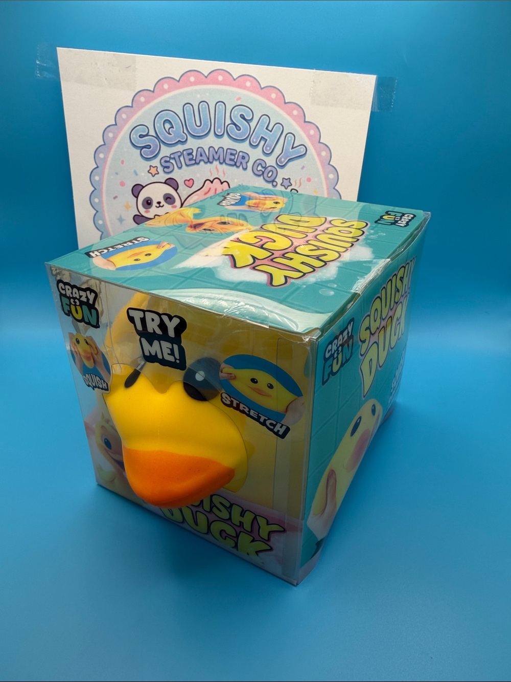 Yellow Squishy Duck Toy -